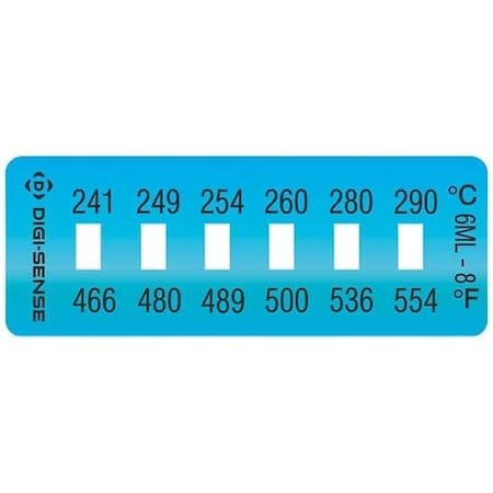 Digi-Sense Irreversible 6-Point Horizontal Te, PK 10 90308-98